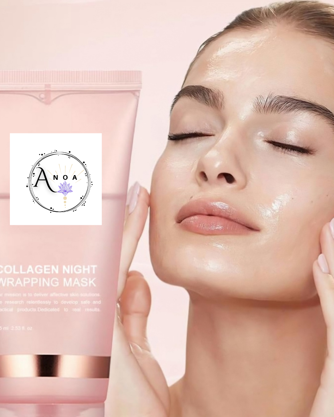 Soin visage : peeling & masque bio au collagène