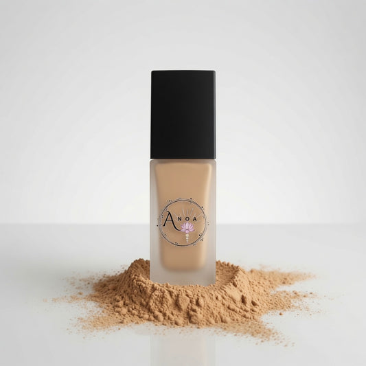 Fond de Teint FLEUR DES OASIS Haute Couvrance – Longue Tenue & Waterproof